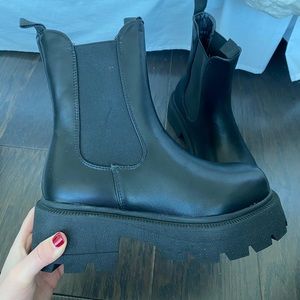 Nasty Gal Chunky ankle boot